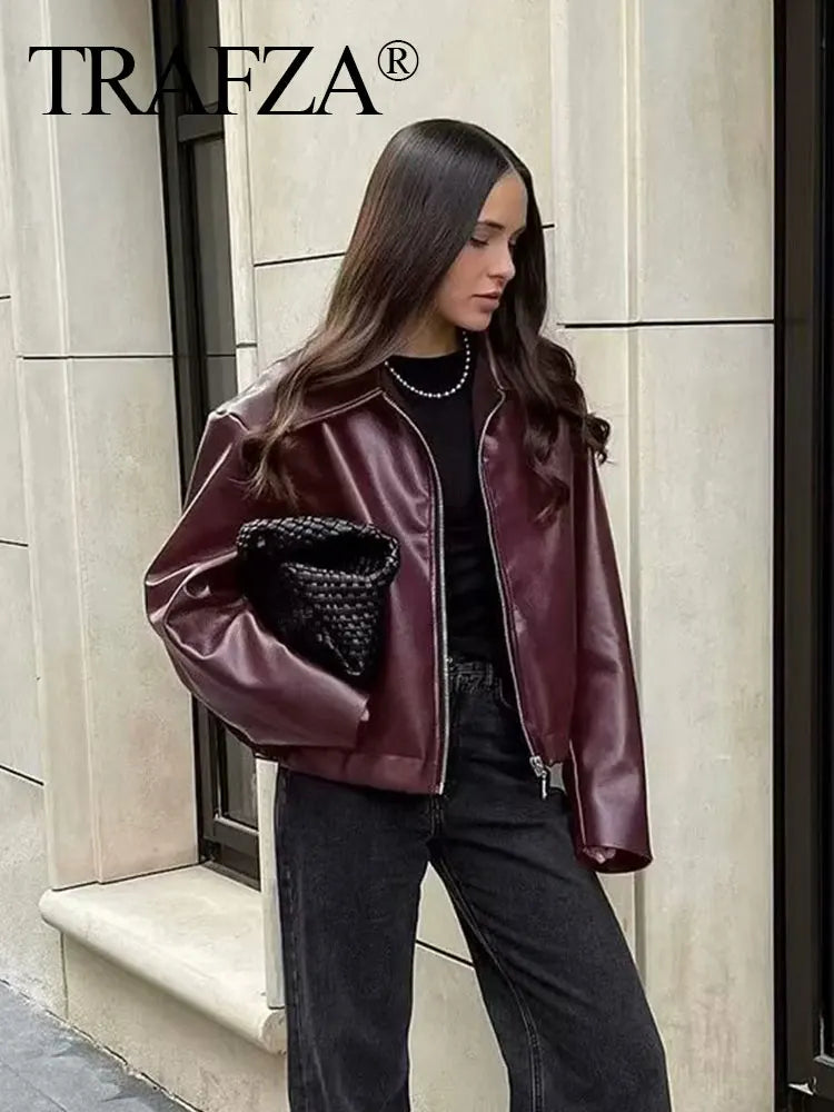 RED LEATHER JACKET®