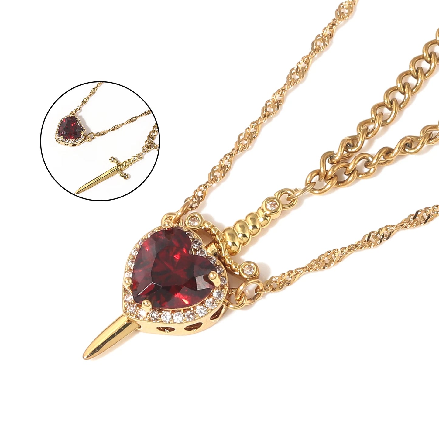 SWORD HEART NECKLACE®