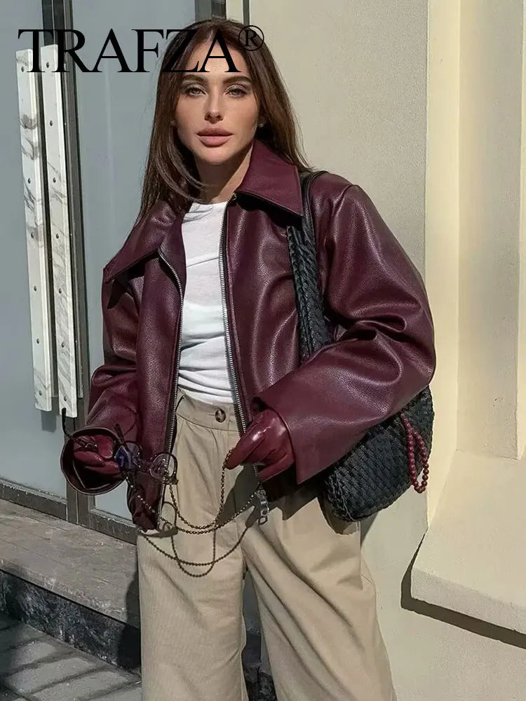 RED LEATHER JACKET®