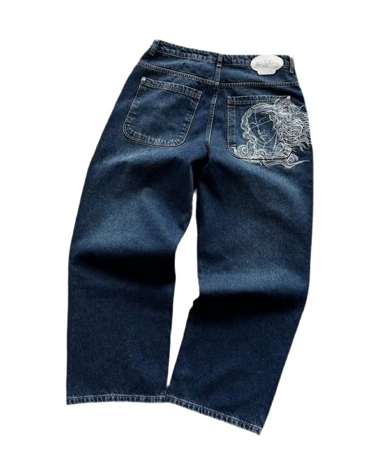 FACE EMBODIED DENIM JEANS®