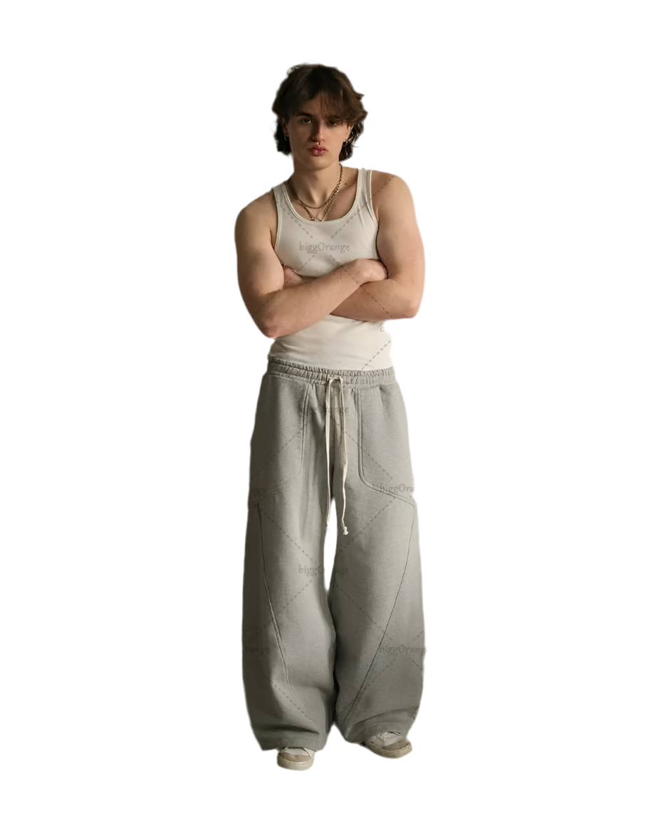 HEAVYWEIGHT COTTON SWEATPANTS® [GREY]