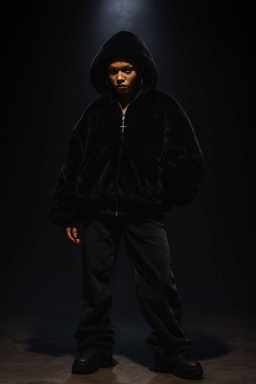 REVERSIBLE FUR ZIP-UP®