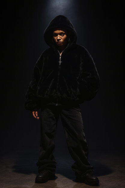 REVERSIBLE FUR ZIP-UP®