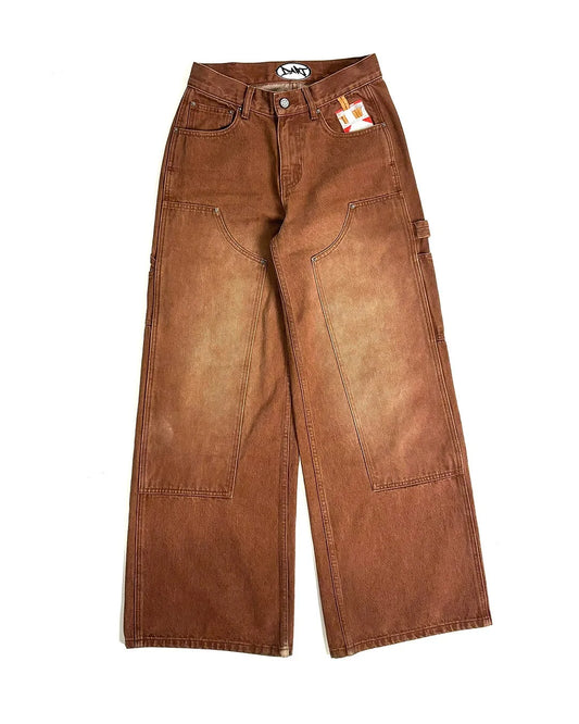 WASHED BROWM JEANS®