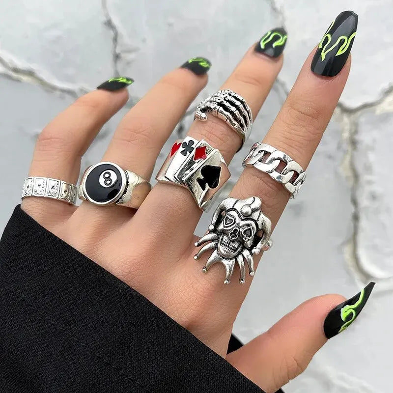 35 PIECE PUNK METAL RINGS®