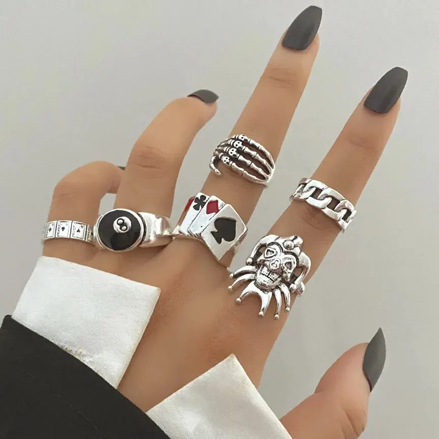 35 PIECE PUNK METAL RINGS®