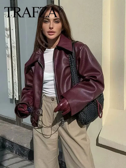 RED LEATHER JACKET®