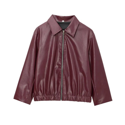 RED LEATHER JACKET®