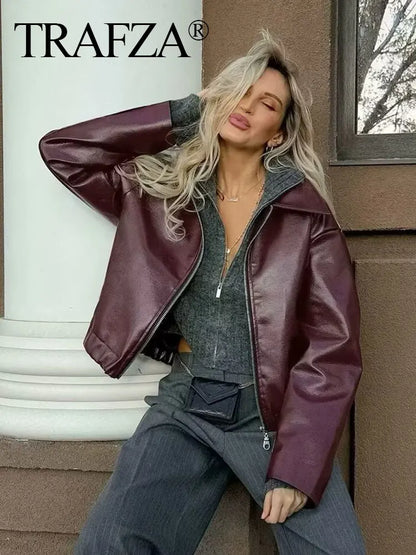 RED LEATHER JACKET®